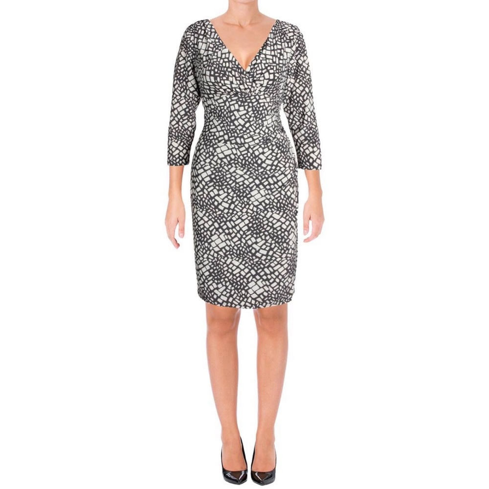 Lauren Ralph Lauren Abstract Print Dress